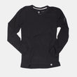 Load image into Gallery viewer, black vitality long sleeve v-neck