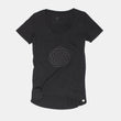 Load image into Gallery viewer, black flower t-shirt