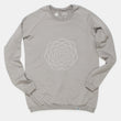 Load image into Gallery viewer, gray flower sweatshirt