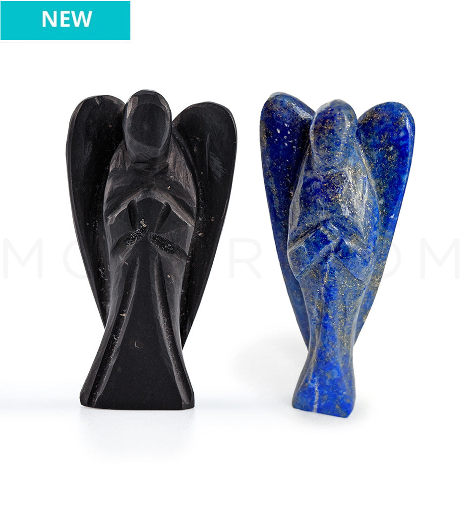 Shungite Wisdom Protection Angel Set for Healing and Balance