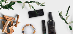 Modern OM Palo Santo scent jewelry soap