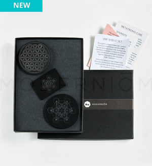 Shungite Sacred Geometry EMF Shield Set