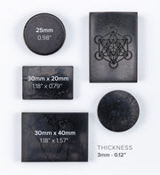 Shungite Metatron EMF Shield 5pc Set