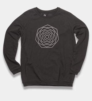 black flower sweatshirt